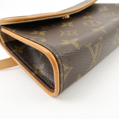 Louis Vuitton Florentine Waist Monogram Canvas, Brown, Canvas, Handbag