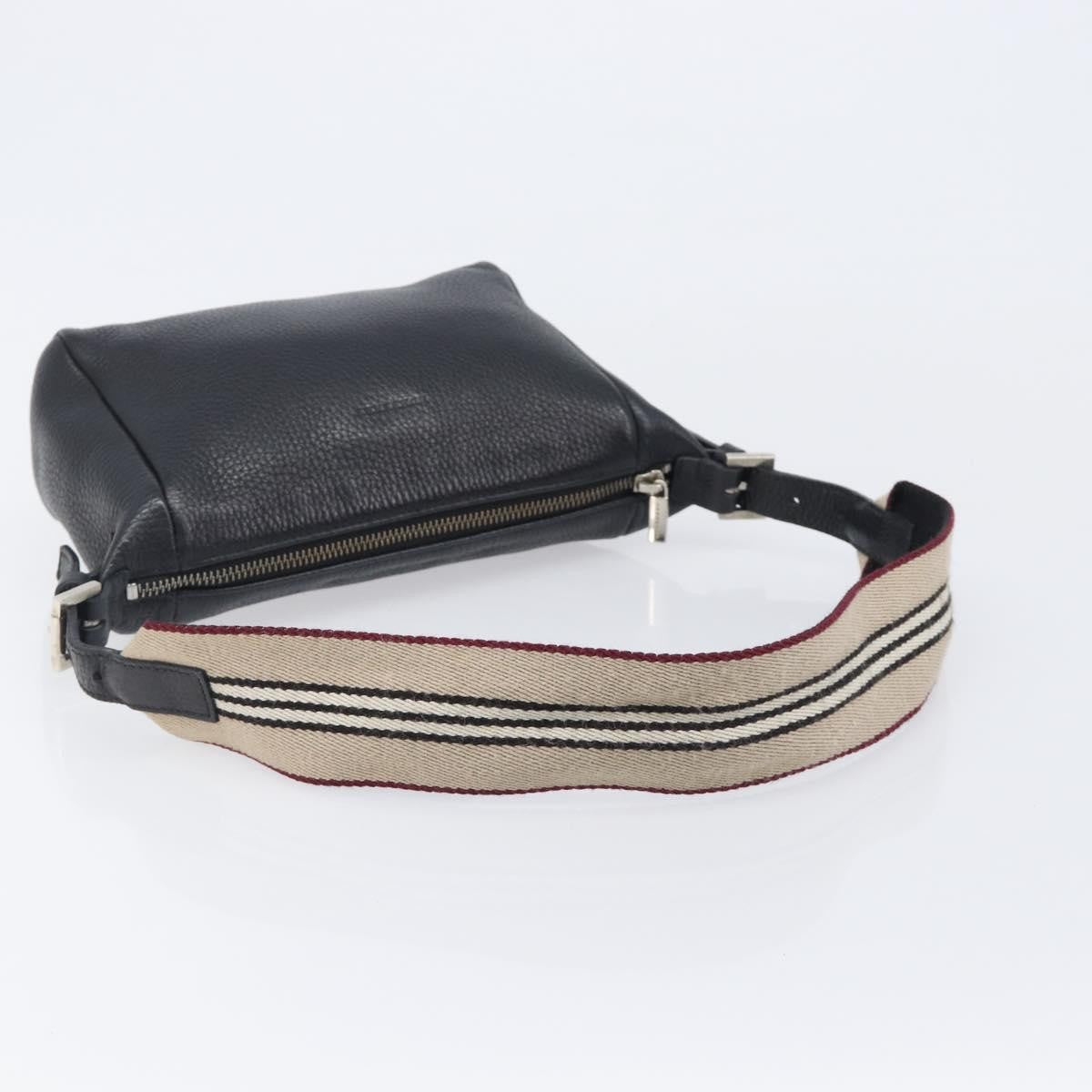 Burberry Shoulder Leather, Black, Leather, Shoulder Bag