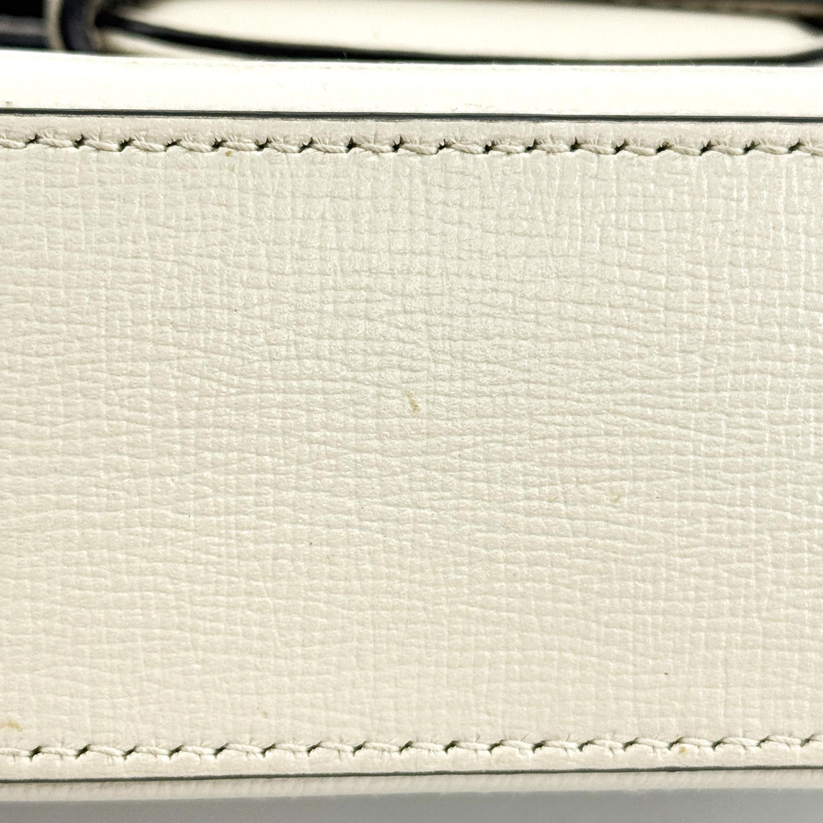 Gucci Horsebit 1955 GG Coated Canvas with Leather, White, Canvas, Shoulder Bag