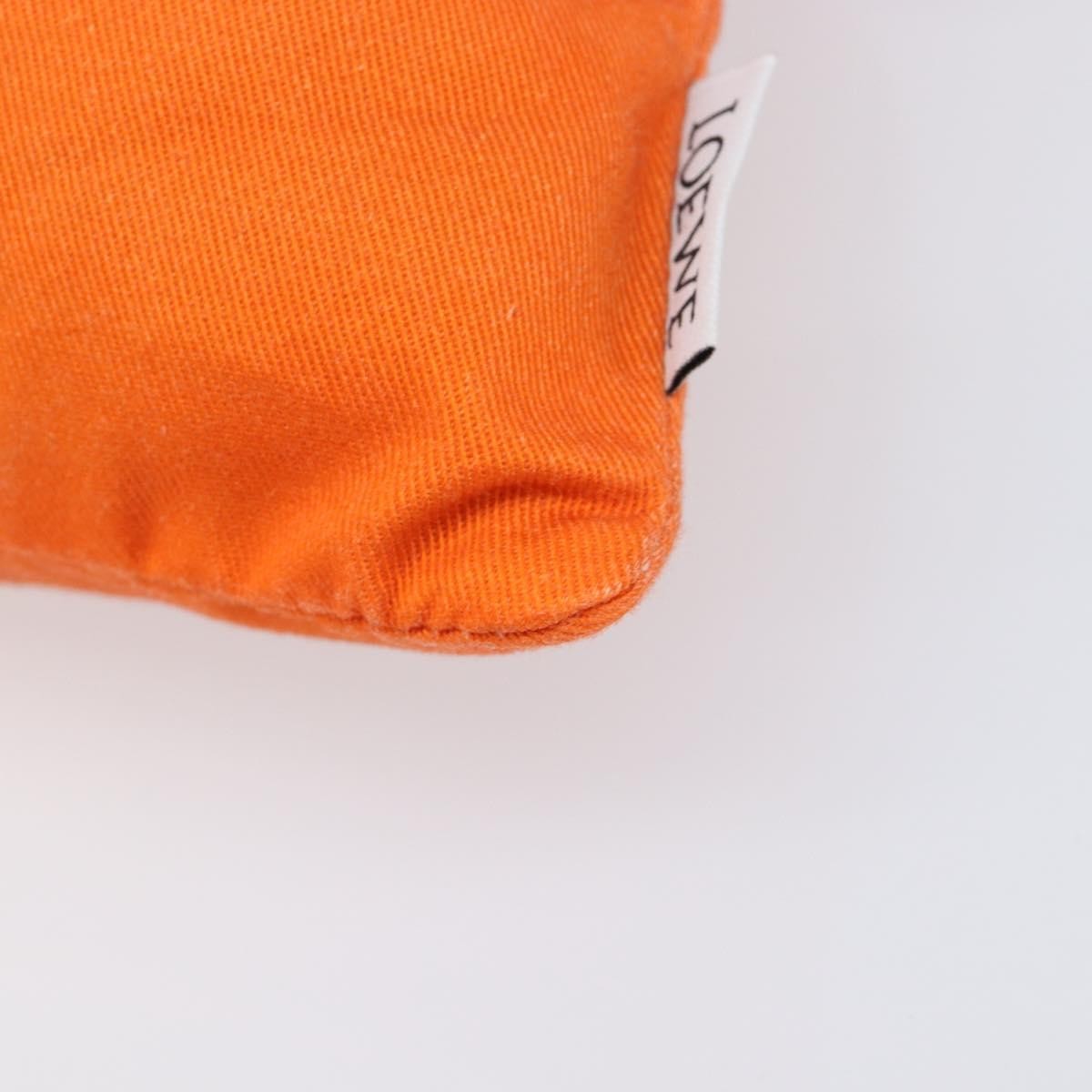 Loewe Paula Drawstring Printed Canvas, Orange, Canvas, Clutch