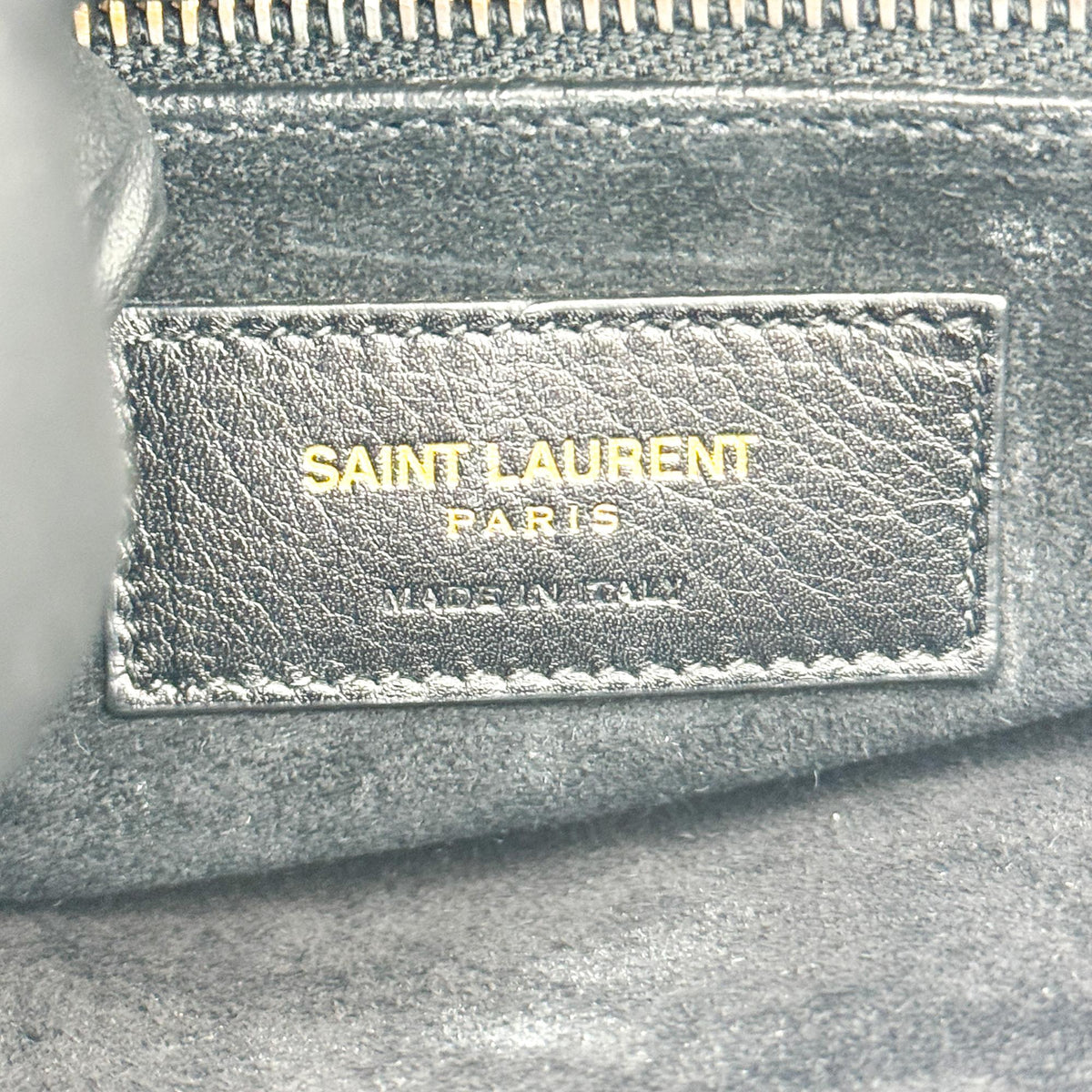 Saint Laurent Sac de Jour Leather, Navy, Leather, Handbag