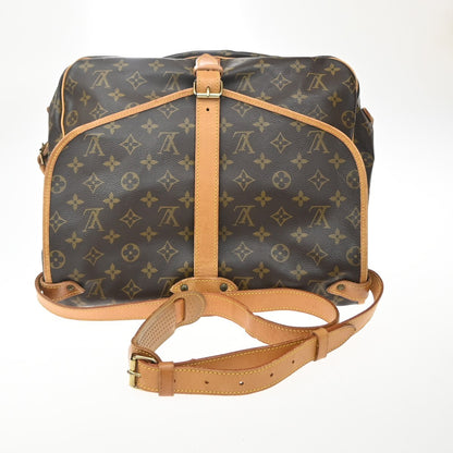 Louis Vuitton Saumur Monogram Canvas, Brown, Canvas, Shoulder Bag