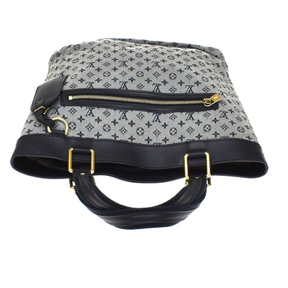 Louis Vuitton Lucille Mini Lin, Blue, Canvas, Handbag