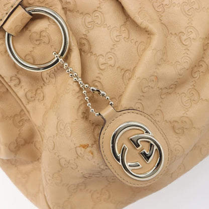 Gucci Sukey Guccissima Leather, Beige, Leather, Tote Bag