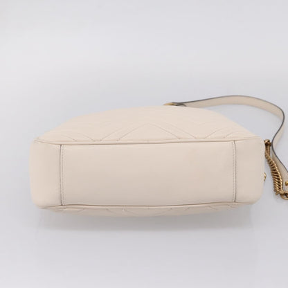 Gucci GG Marmont Multi-Use Matelasse Leather, White, Leather, Handbag