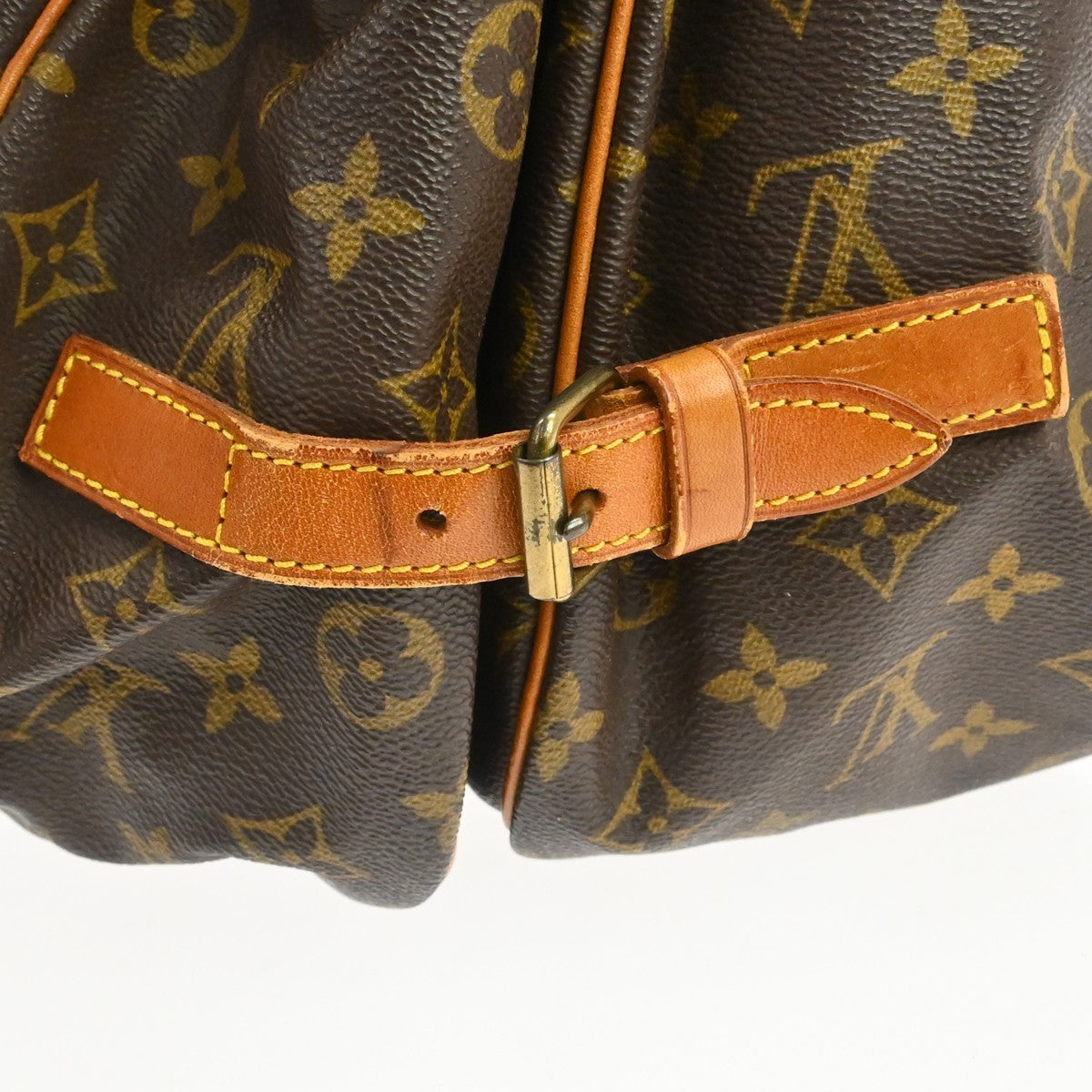 Louis Vuitton Saumur Monogram Canvas, Brown, Canvas, Handbag