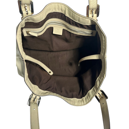 Τσάντα Tote GUCCI Britt από δέρμα μοσχαριού