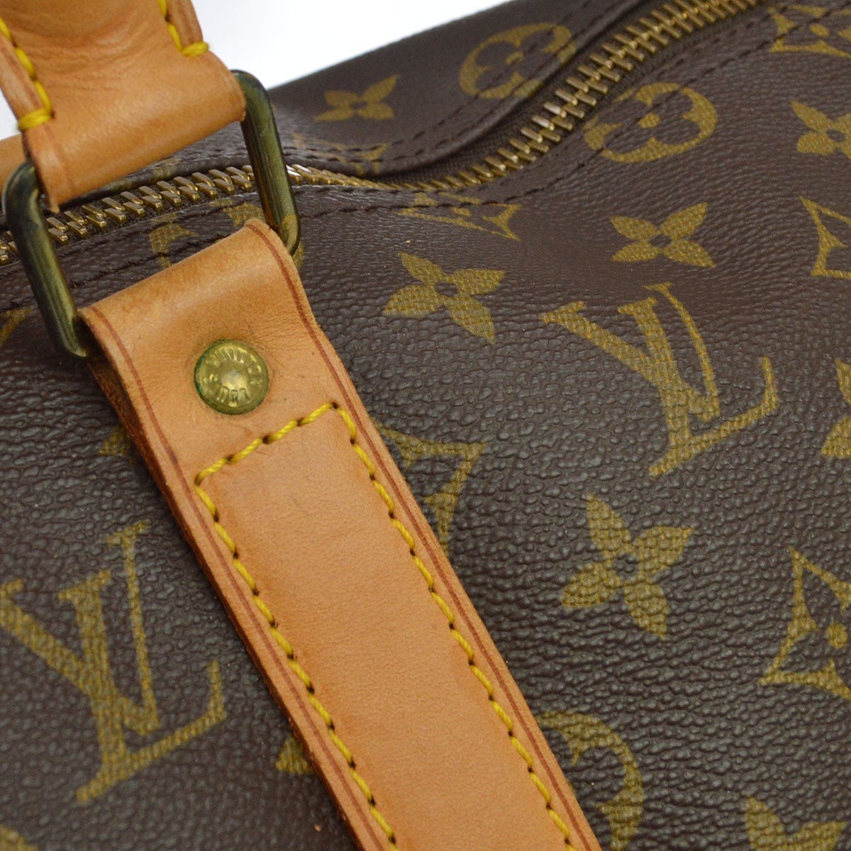 Louis Vuitton Keepall Monogram Canvas, Brown, Canvas, Travel Bag