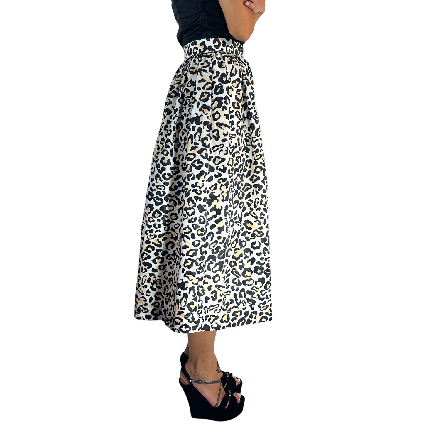 Ermanno Scervino Leopard Skirt