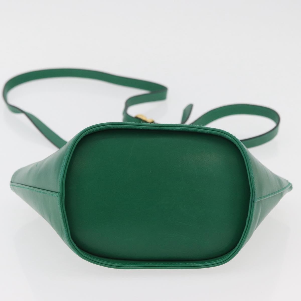 Salvatore Ferragamo Shoulder Bag Leather, Green, Leather, Shoulder Bag