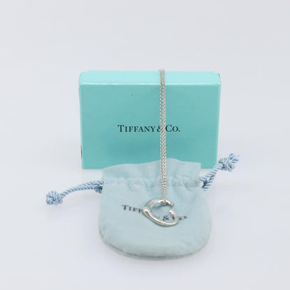 Tiffany & Co. Elsa Peretti Open Heart Pendant Sterling Silver, Silver, Silver, Necklace