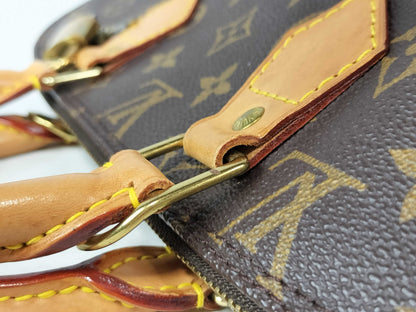 Louis Vuitton Alma Monogram Canvas, Brown, Canvas, Handbag