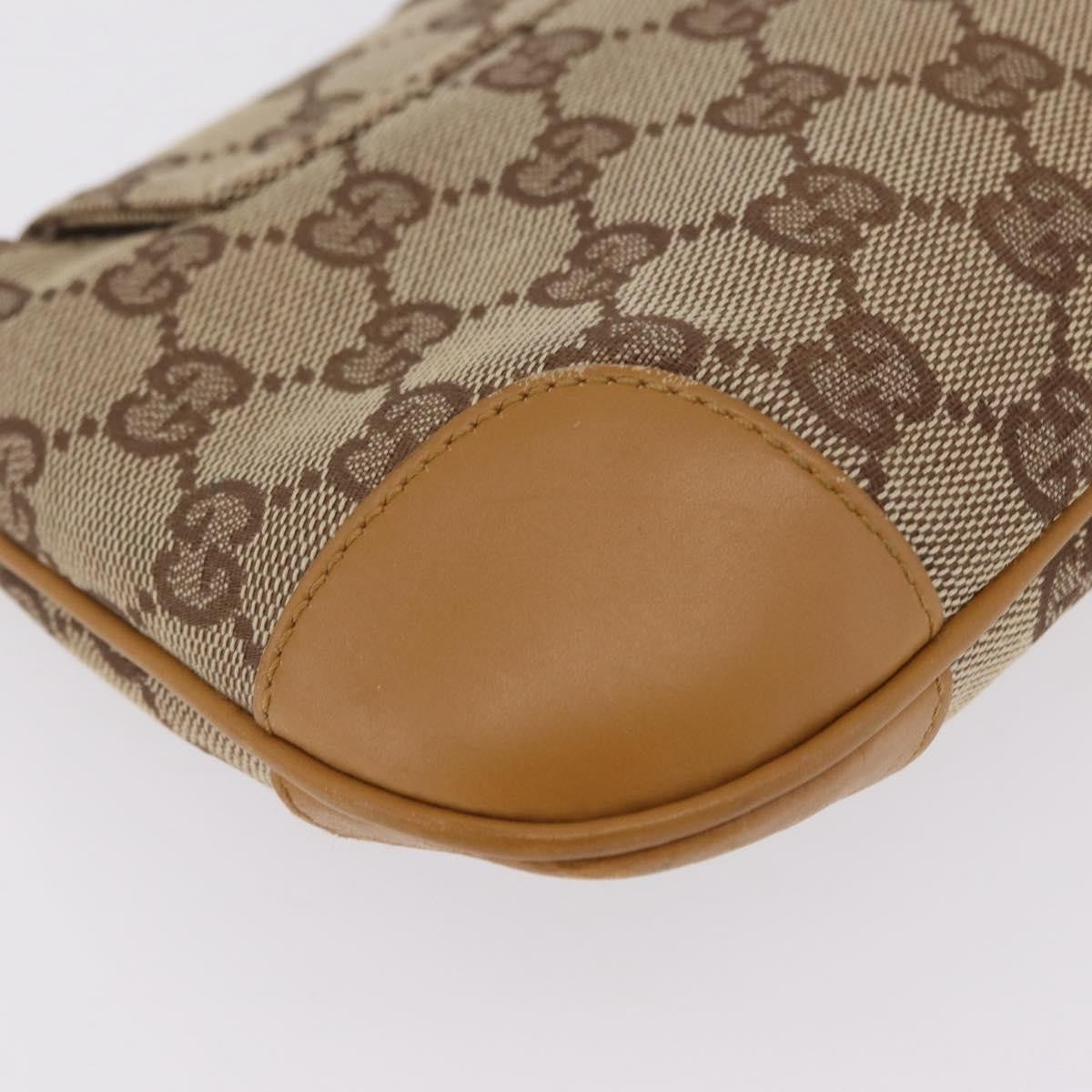 Gucci Bamboo Jackie Canvas, Beige, Canvas, Handbag