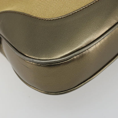 Gucci Web Jackie O Hobo Canvas, Gold, Canvas, Shoulder Bag