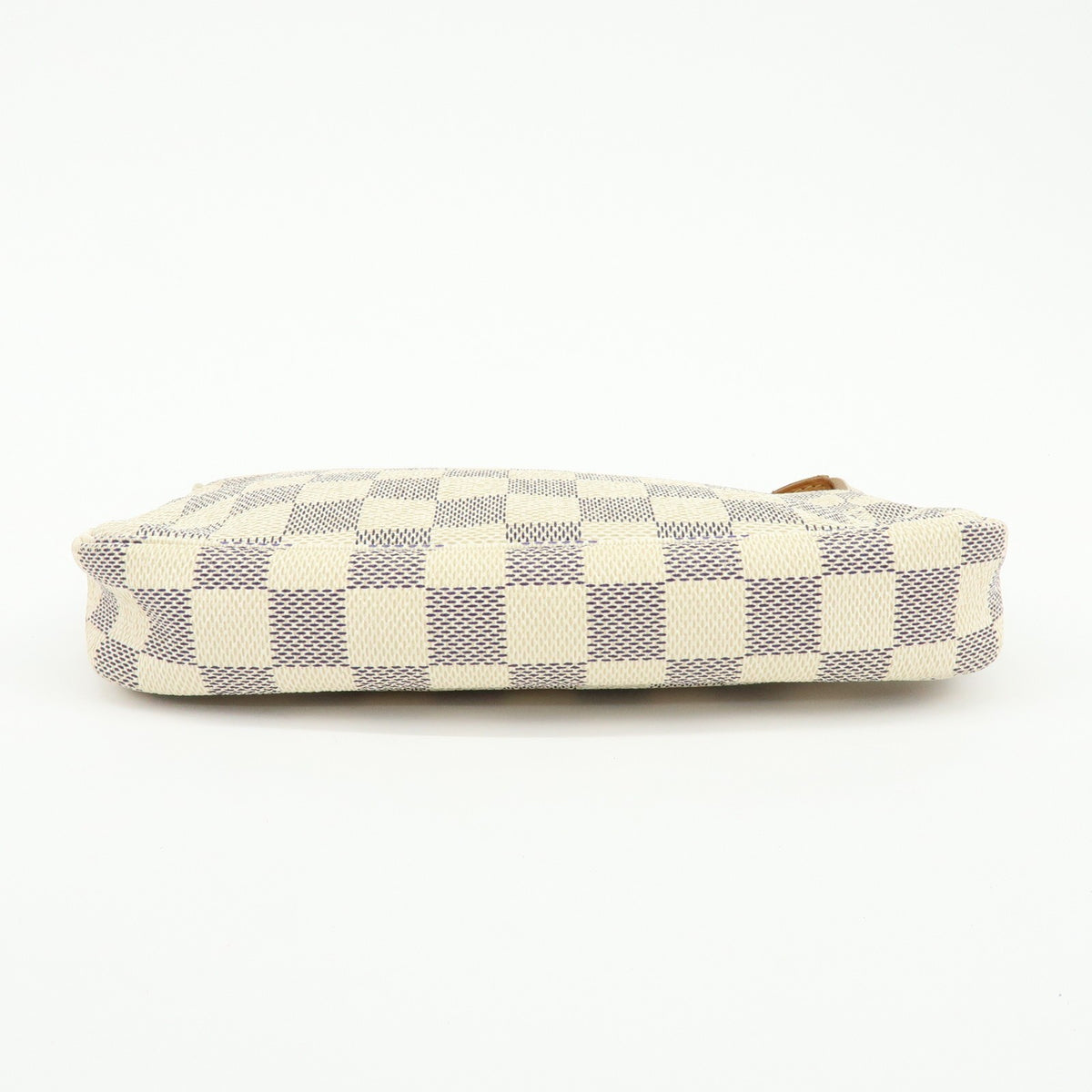 Louis Vuitton Pochette Accessoires Damier, White, Canvas, Clutch