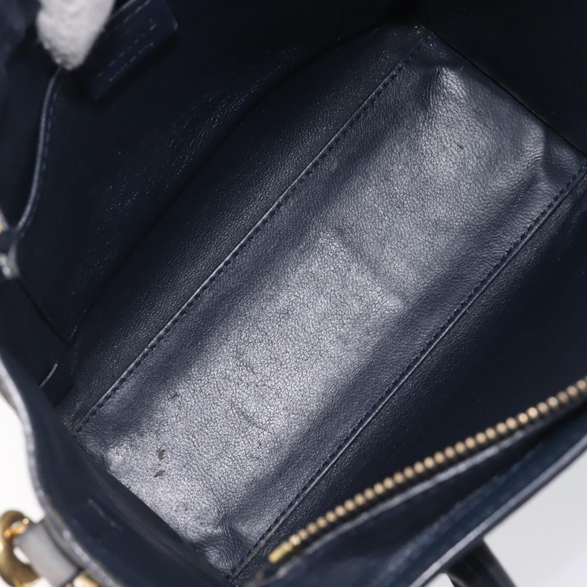 Celine Luggage Smooth Leather, Navy, Leather, Handbag