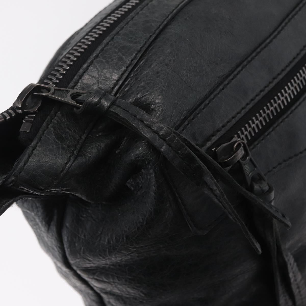 Balenciaga Arena Day Messenger Classic Studs Leather, Black, Leather, Handbag