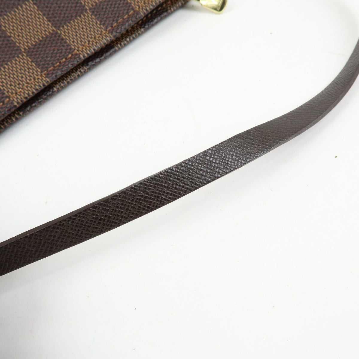 Louis Vuitton Trousse Make Up Damier, Brown, Canvas, Clutch