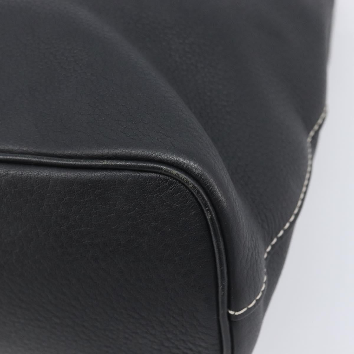 Burberry Vintage Leather, Black, Leather, Tote Bag