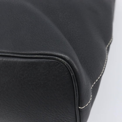Burberry Vintage Leather, Black, Leather, Tote Bag