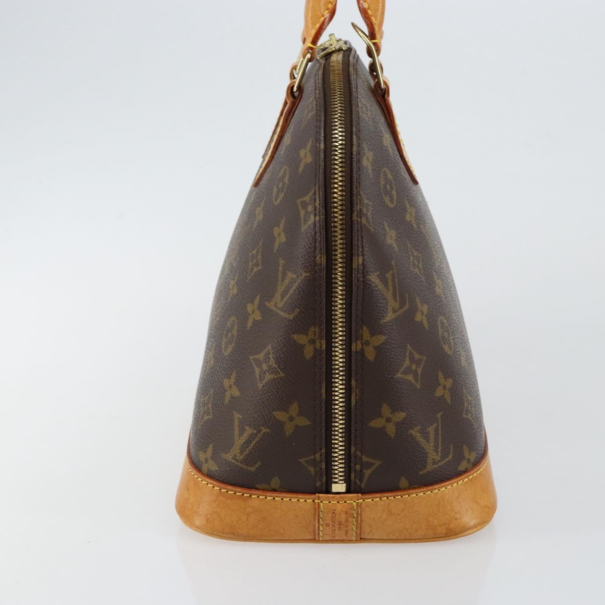 Louis Vuitton Alma Handbag Monogram Canvas, BROWN, CANVAS, Handbag