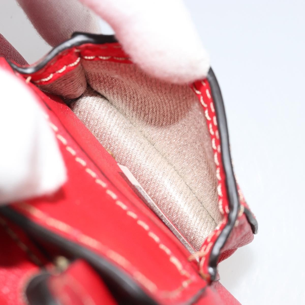 Chloe Edith Leather, Red, Leather, Clutch