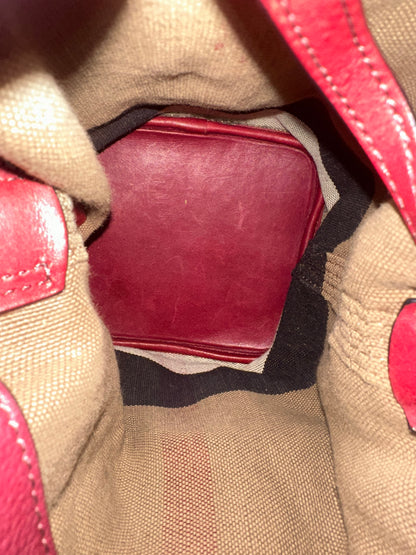Burberry Ashby Bag House Check Canvas, Beige, Canvas, Handbag