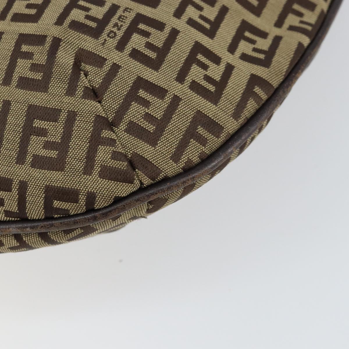 Fendi Mamma Baguette Zucca canvas, BROWN, CANVAS, Handbag