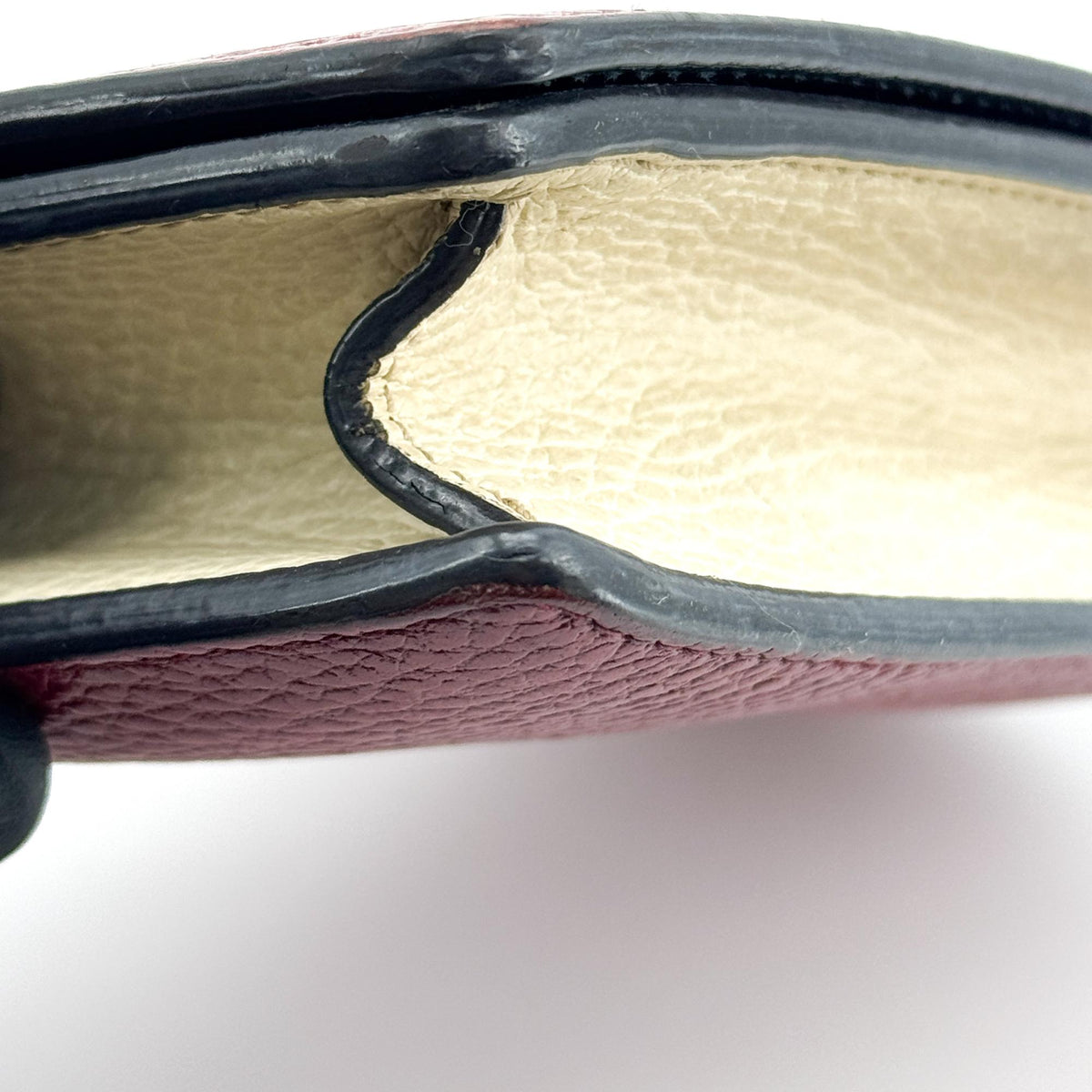 Gucci Soho Wallet on Chain Leather, Red, Leather, Crossbody Bag