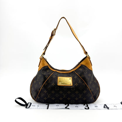 Louis Vuitton Thames Monogram Canvas, Brown, Canvas, Handbag