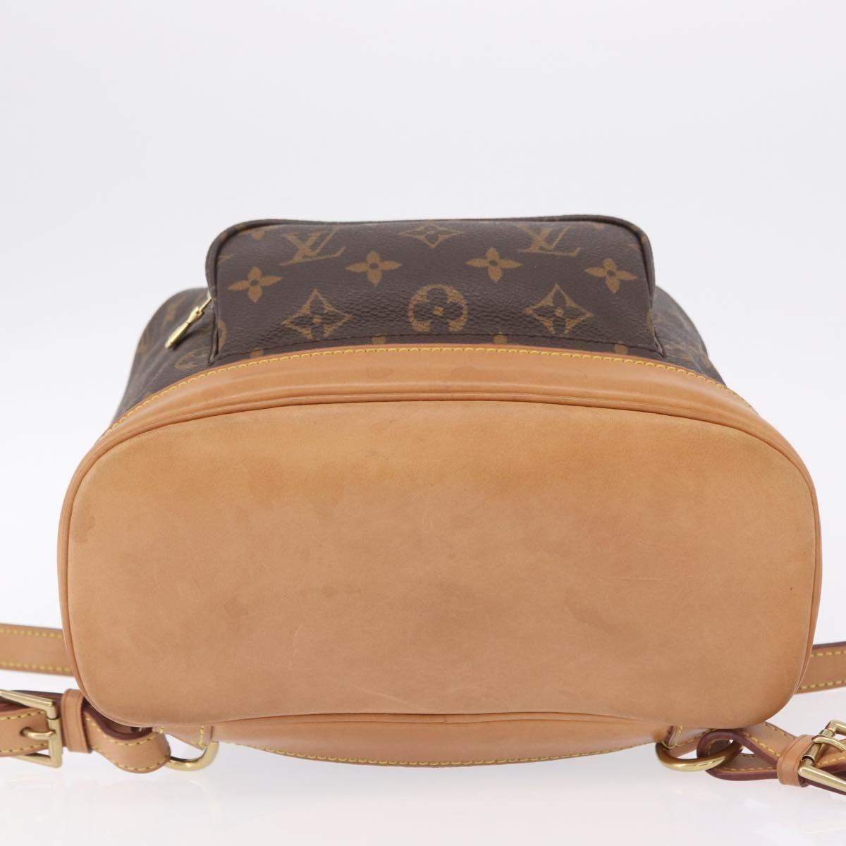 Louis Vuitton Vintage Montsouris Monogram Canvas, Brown, Canvas, Backpack