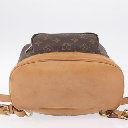 Louis Vuitton Vintage Montsouris Monogram Canvas, Brown, Canvas, Backpack