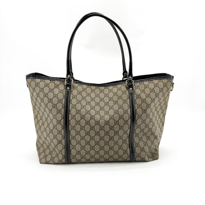 Gucci Joy GG Coated Canvas with Leather, Brown, Canvas, Tote Bag