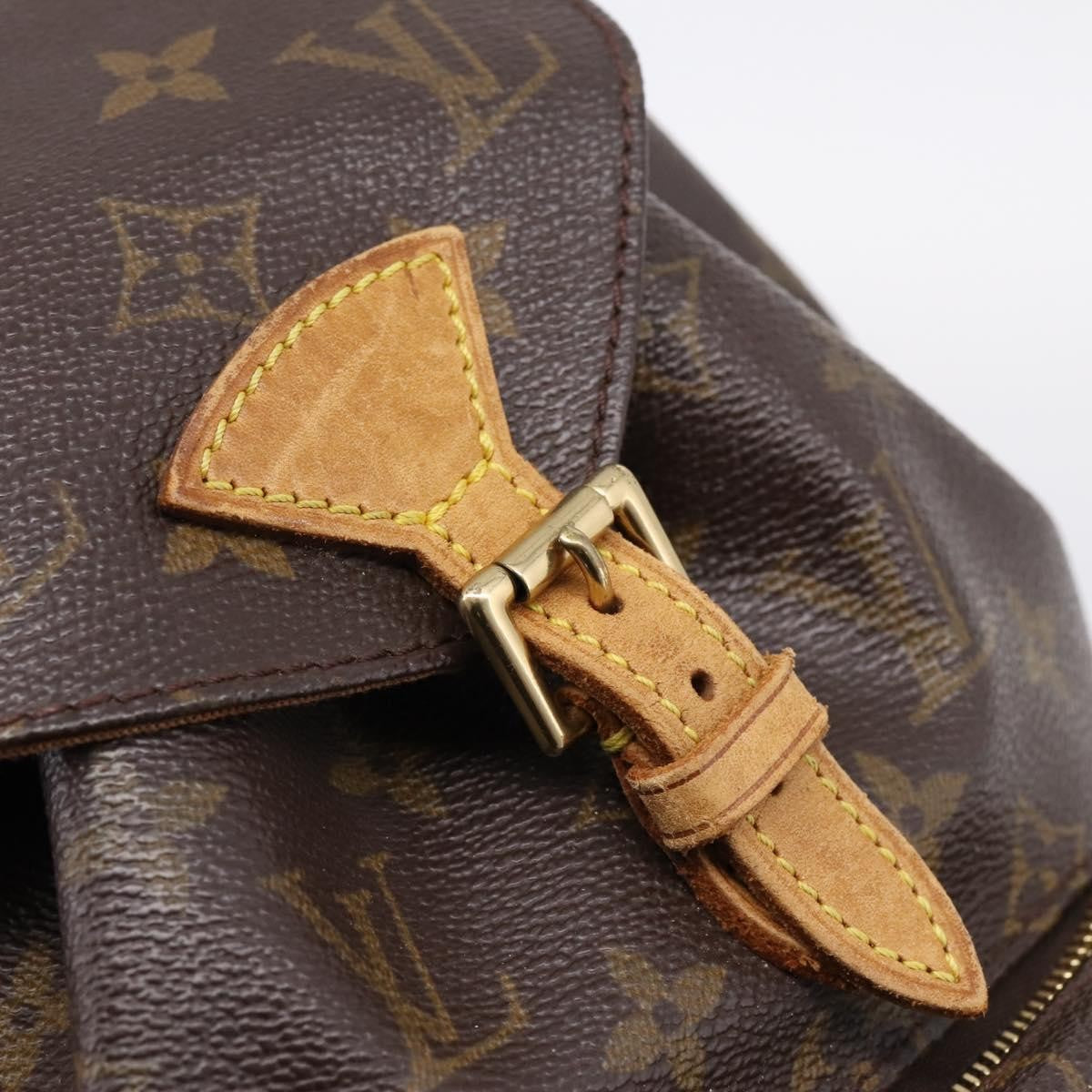 Louis Vuitton Vintage Montsouris Monogram Canvas, Brown, Canvas, Backpack