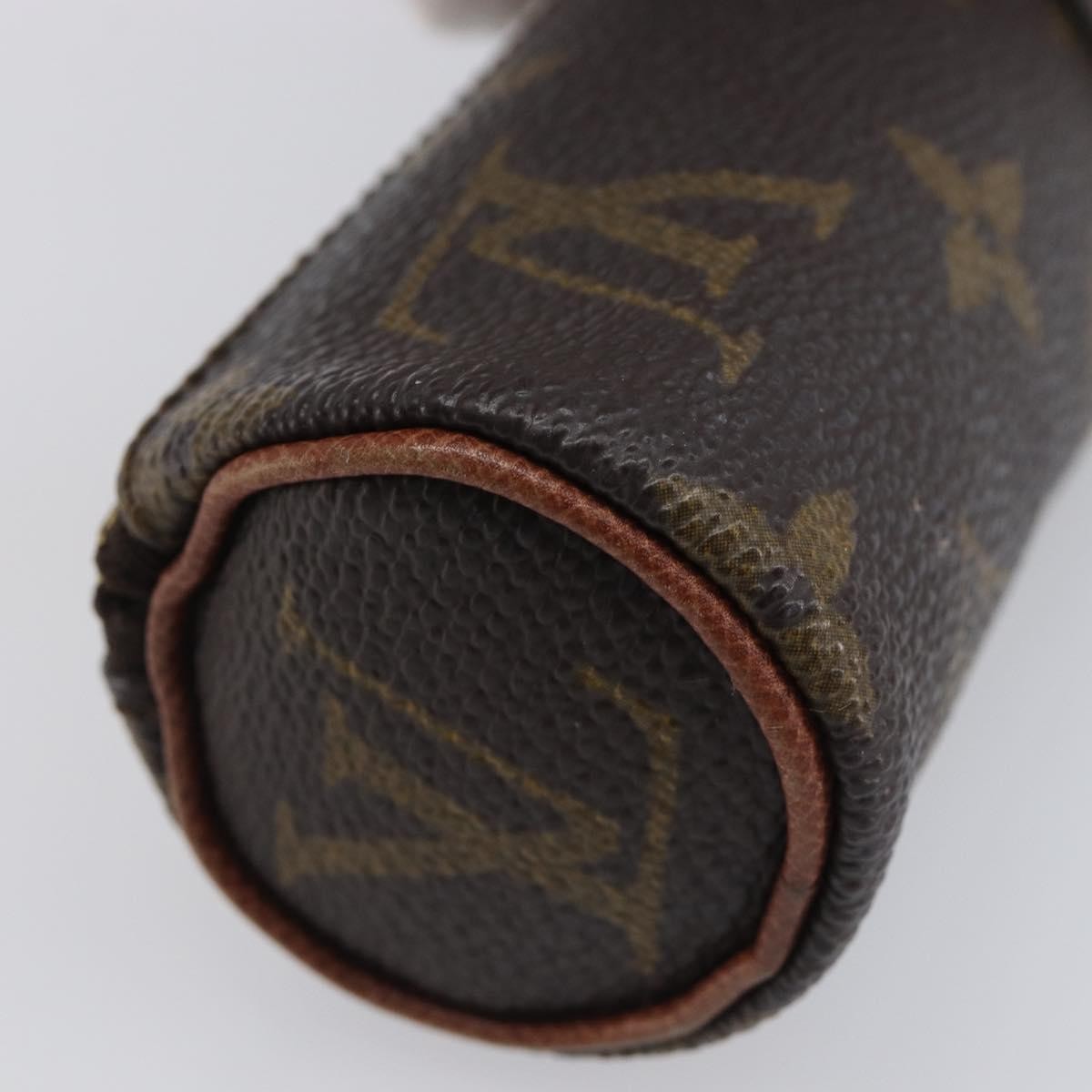 Louis Vuitton golf ball case monogram, Brown, Canvas, Clutch