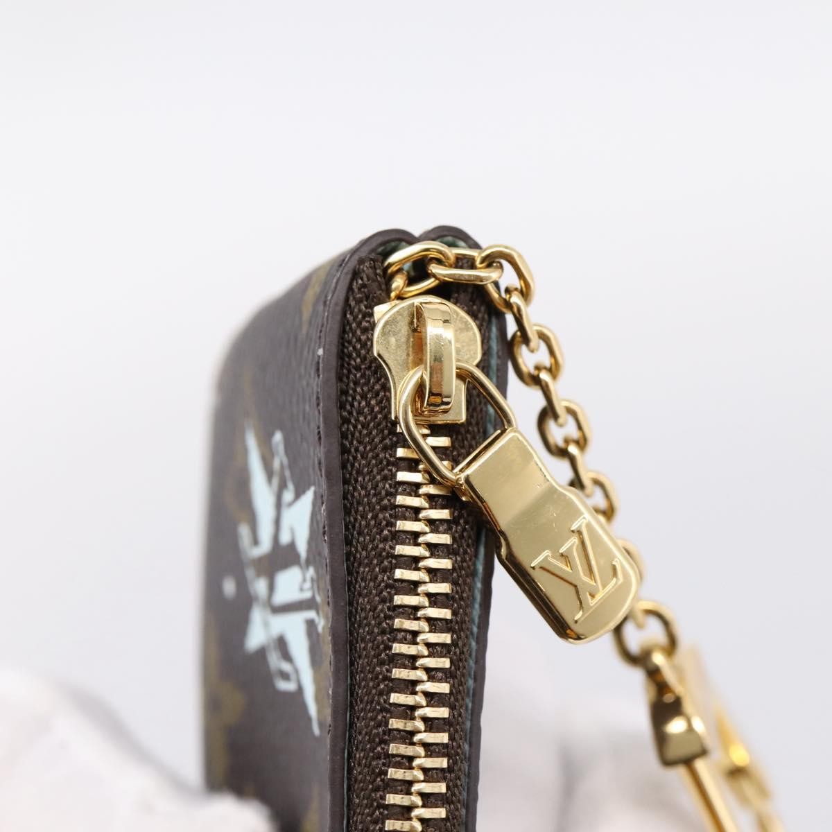 Louis Vuitton Pochette Clés Monogram Vivienne, Brown, Canvas, Wallet