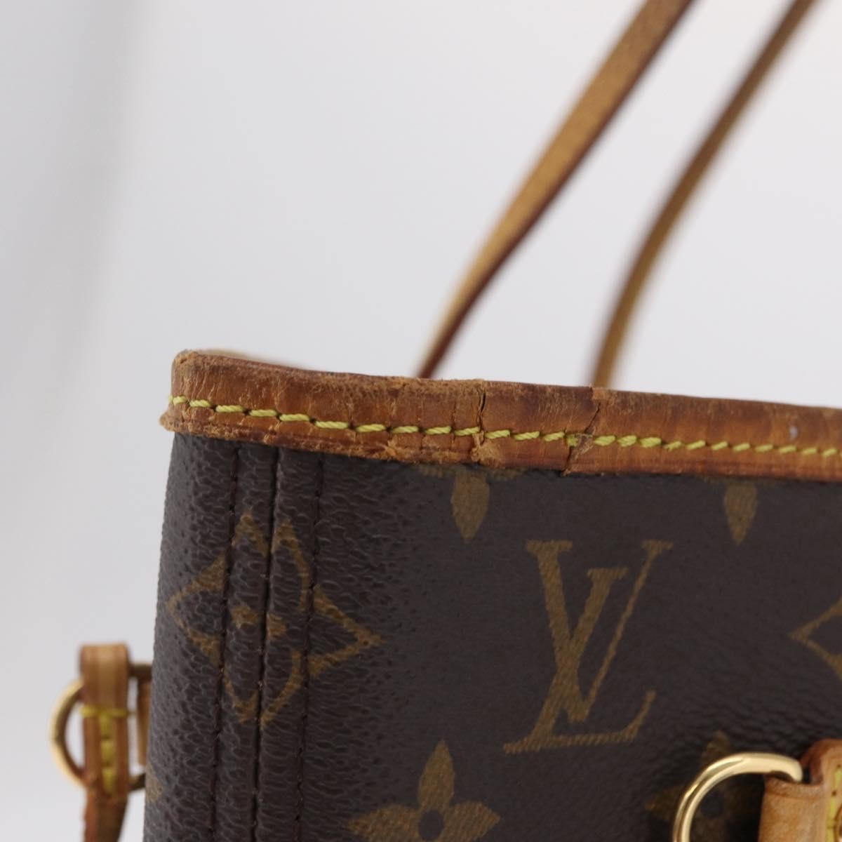 Louis Vuitton Neverfull Monogram Canvas, Brown, Canvas, Tote Bag