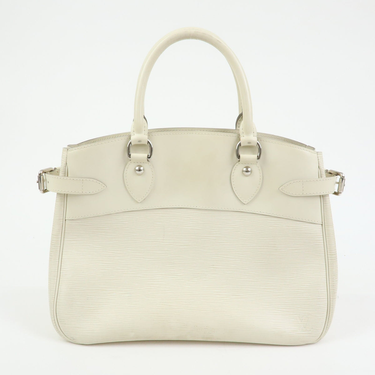 Louis Vuitton Passy Epi Leather, White, Leather, Tote Bag