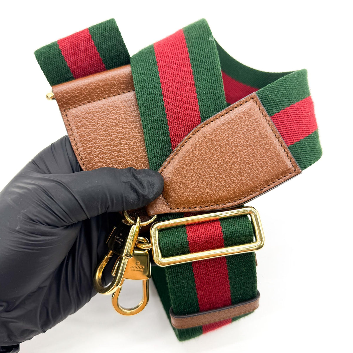 Gucci Zip Messenger Jumbo GG Canvas, Brown, Canvas, Handbag