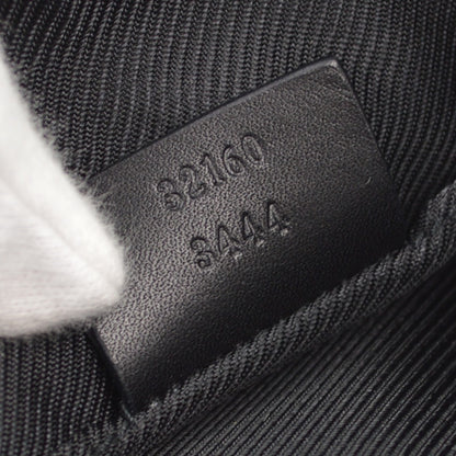 Gucci Zip GG Denim, Black, Canvas, Crossbody Bag