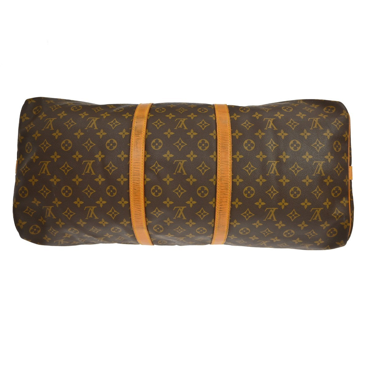 Louis Vuitton Keepall Bandoulière Monogram, Brown, Canvas, Travel Bag