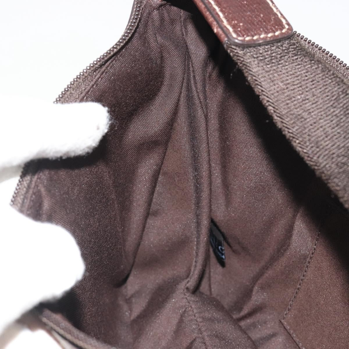 Gucci Vintage Top Handle Canvas, Beige, Canvas, Handbag