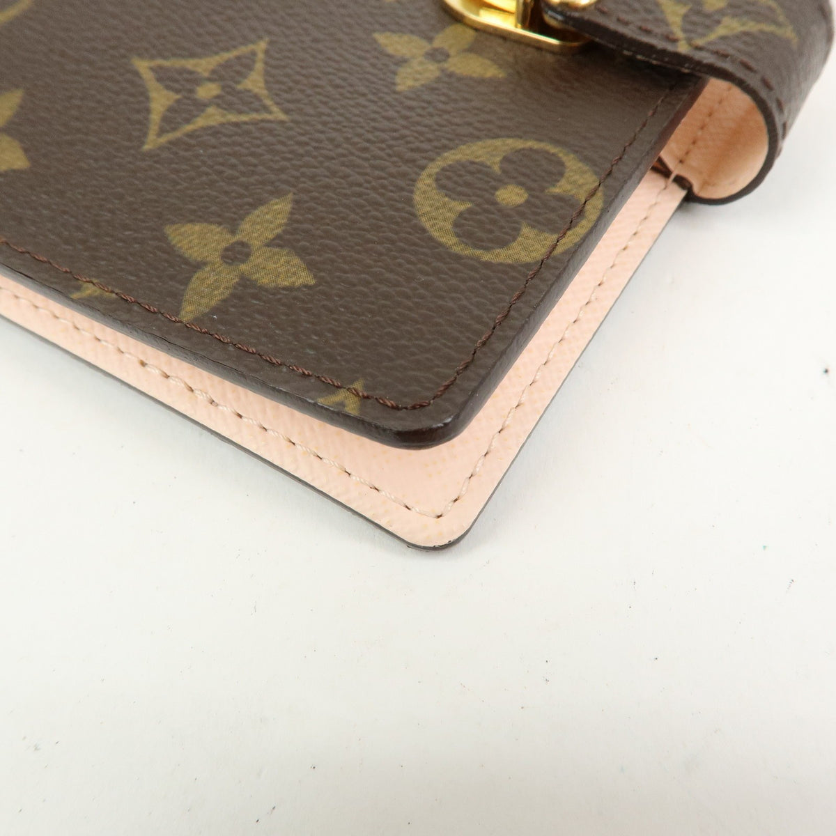 Louis Vuitton Koala Ring Agenda Cover Monogram Canvas, Brown, Canvas, Briefcase
