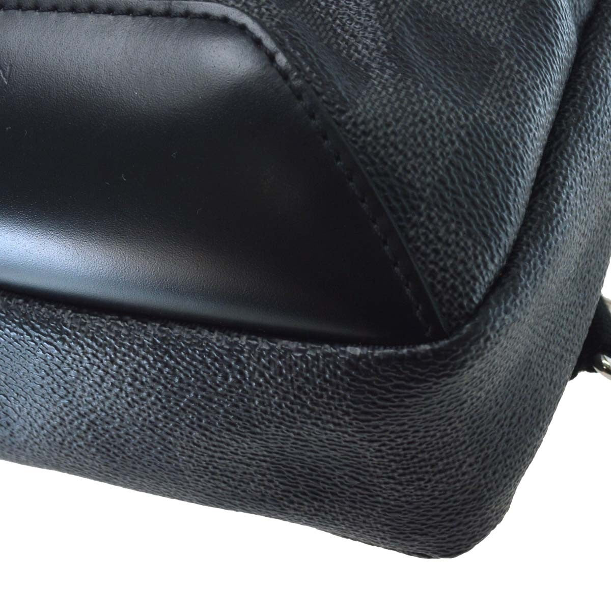Louis Vuitton Avenue Sling Damier Graphite, Black, Canvas, Handbag