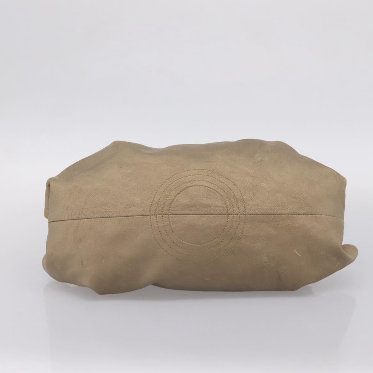 Loewe Aire Leather, Gold, Leather, Shoulder Bag