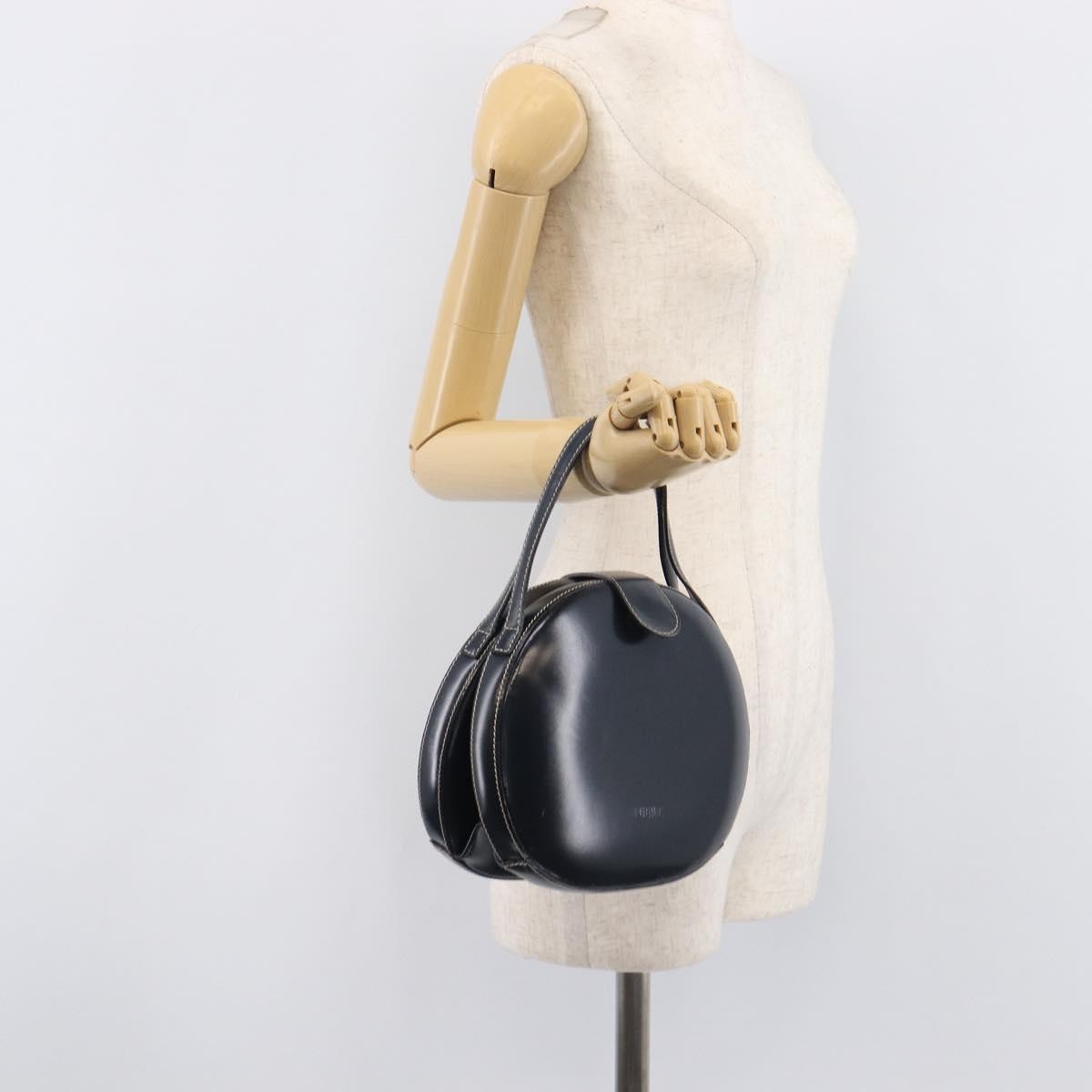 Loewe Vintage Leather, Navy, Leather, Shoulder Bag