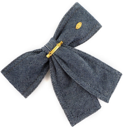 Chanel, Blue, Denim - Jeans, brooch