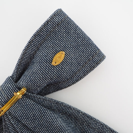 Chanel, Blue, Denim - Jeans, brooch