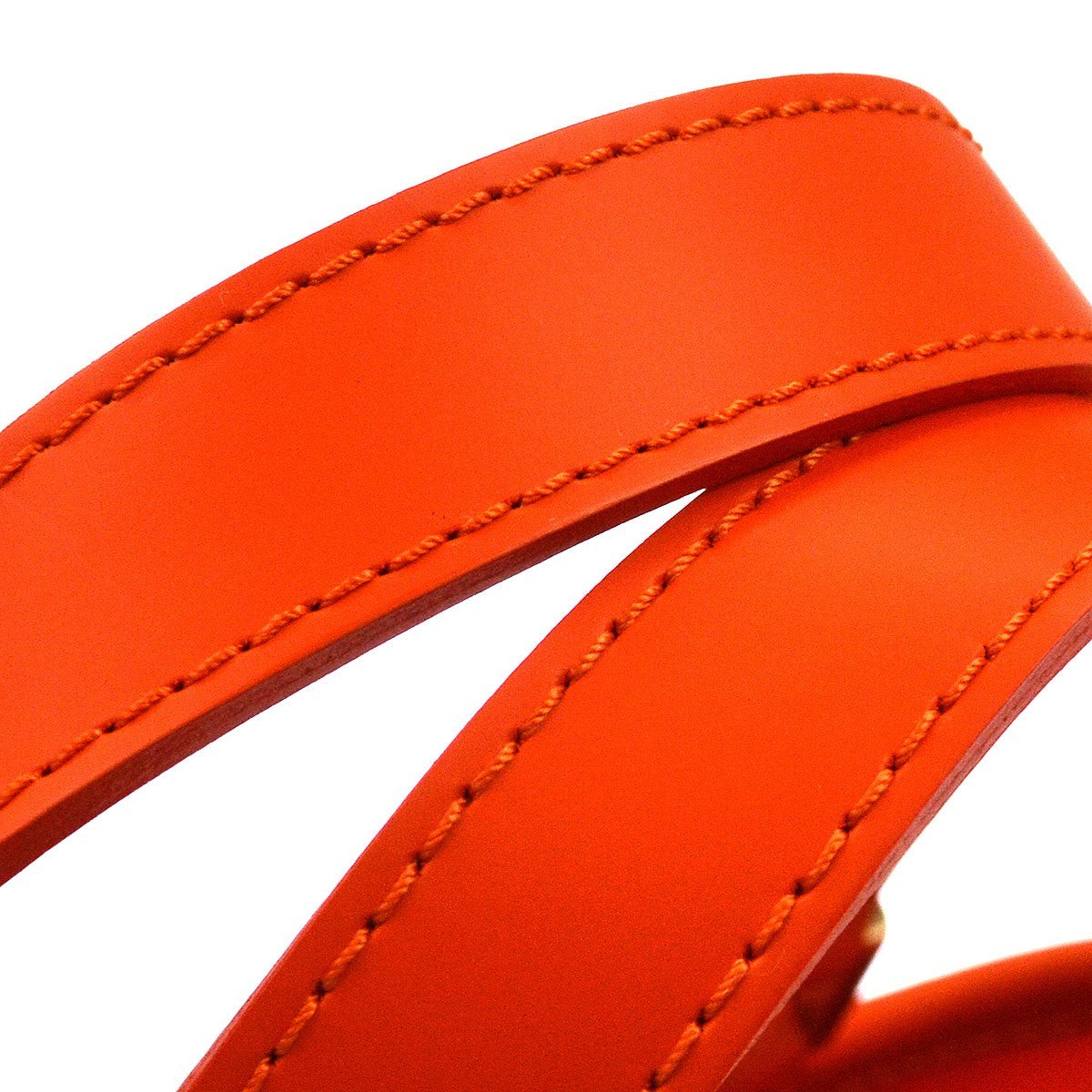 Louis Vuitton Plage Lagoon Bay Vinyl Epi Leather, Orange, Leather, Handbag