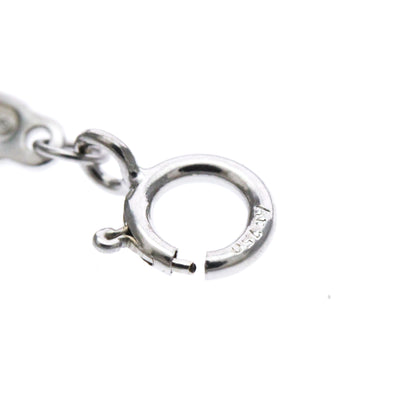 Tiffany & Co. T Smile Pendant 18K White Gold, Silver, White Gold, Necklace